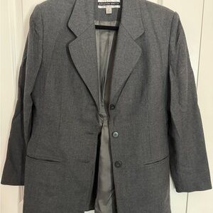 Amanda Smith Charcoal Wool Blazer/Jacket
